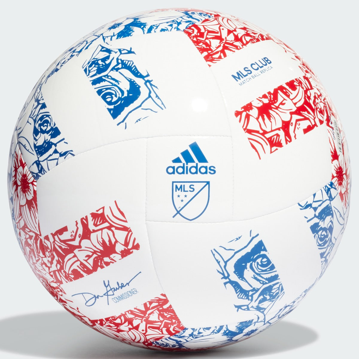 Adidas, adidas 2022 MLS Club Ball - White-Blue-Red