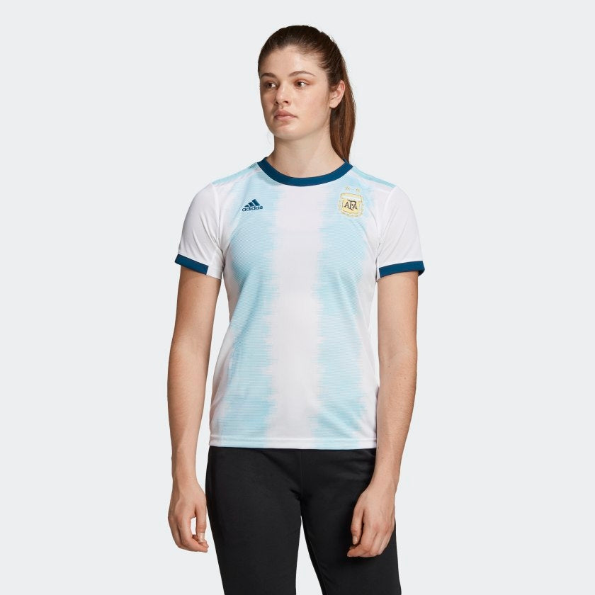 Adidas, adidas Argentina 2019-20 Women's Home Jersey - White-Blue